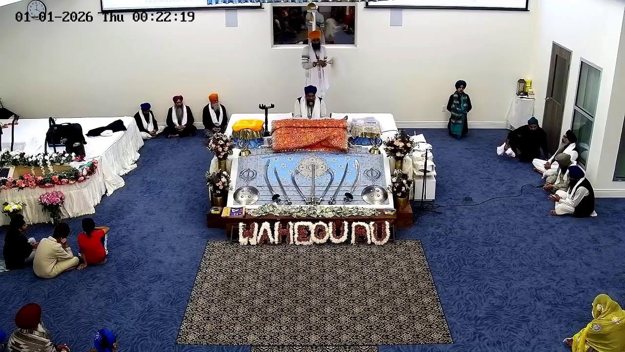 Guru Nanak Darbar Gurdwara Sahib Santa Rosa Live Telecast Evening Diwan Dec 31, 2025