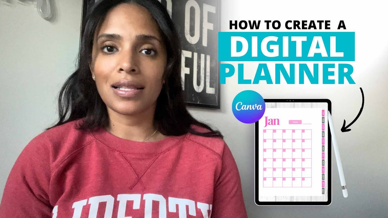 Canva Tutorial: Easy Digital Planner with Hyperlinked Tabs