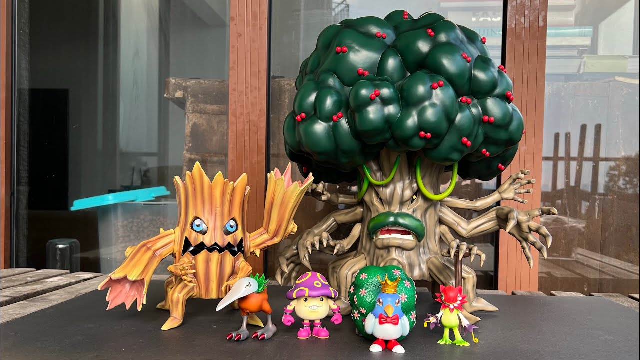 Cheerymon / woodmon / kiwimon / floramon / mushmon