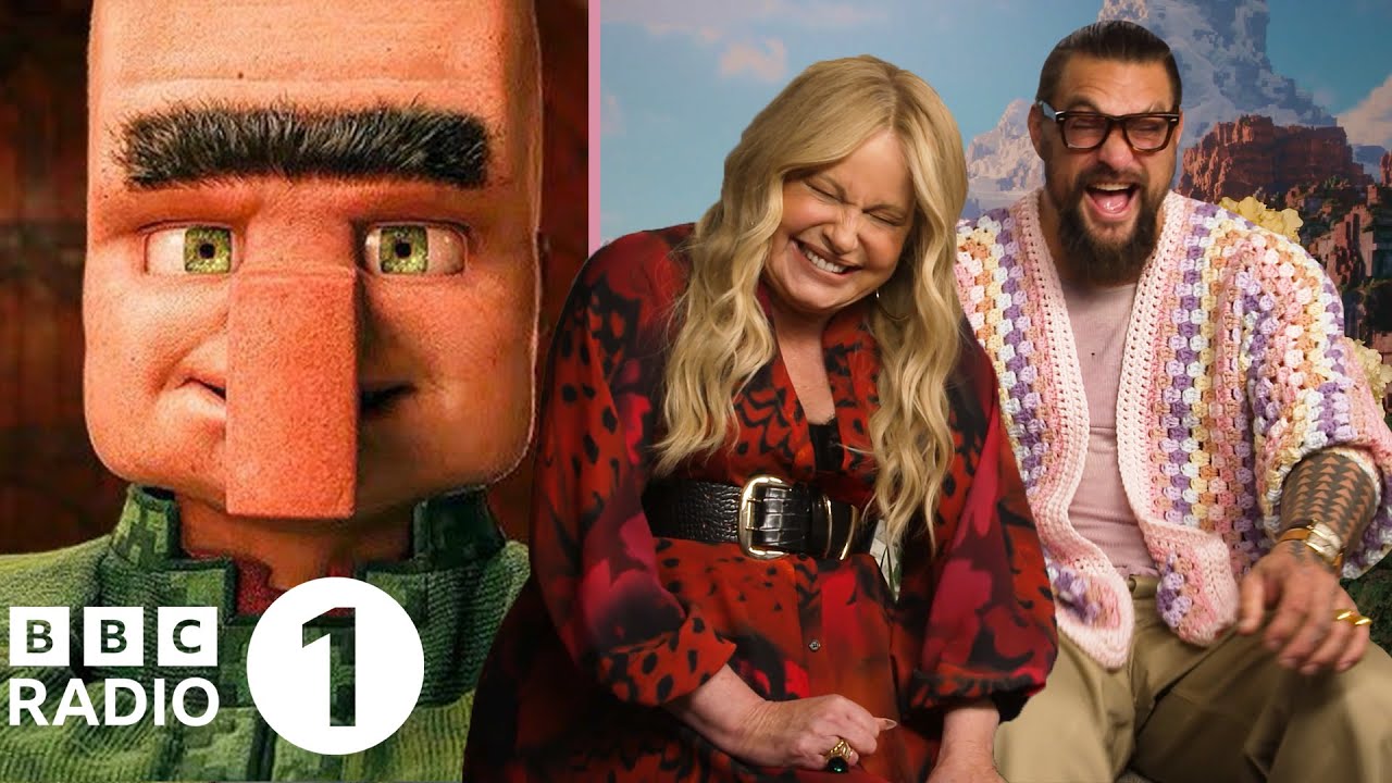 Jason Momoa and Jennifer Coolidge talk A Minecraft Movie. “Put some more STANK on it!” 😂