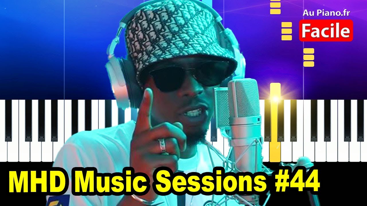 MHD BZRP Music Sessions #44 - Piano Cover Tutorial Instru Rap