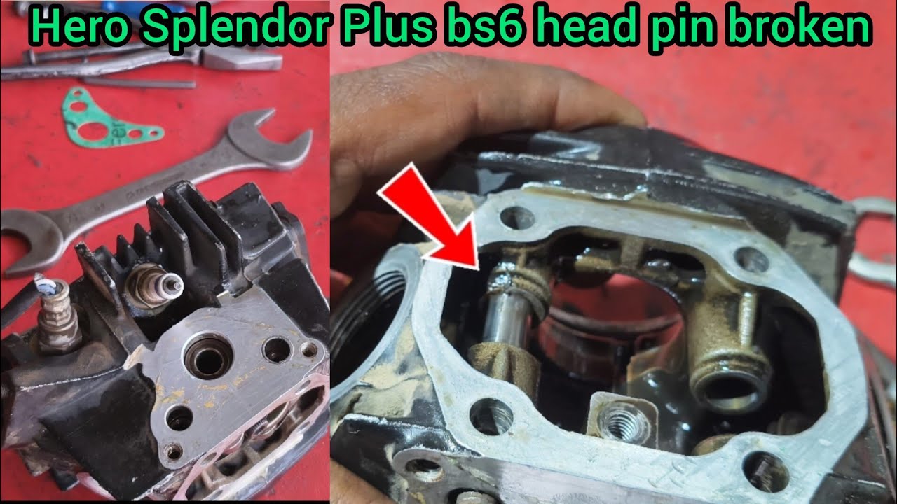 HeroSplendor Plus bs6 head Rocker pin bush fitting Apna auto service#bike#automobile#shorts #yt/6484