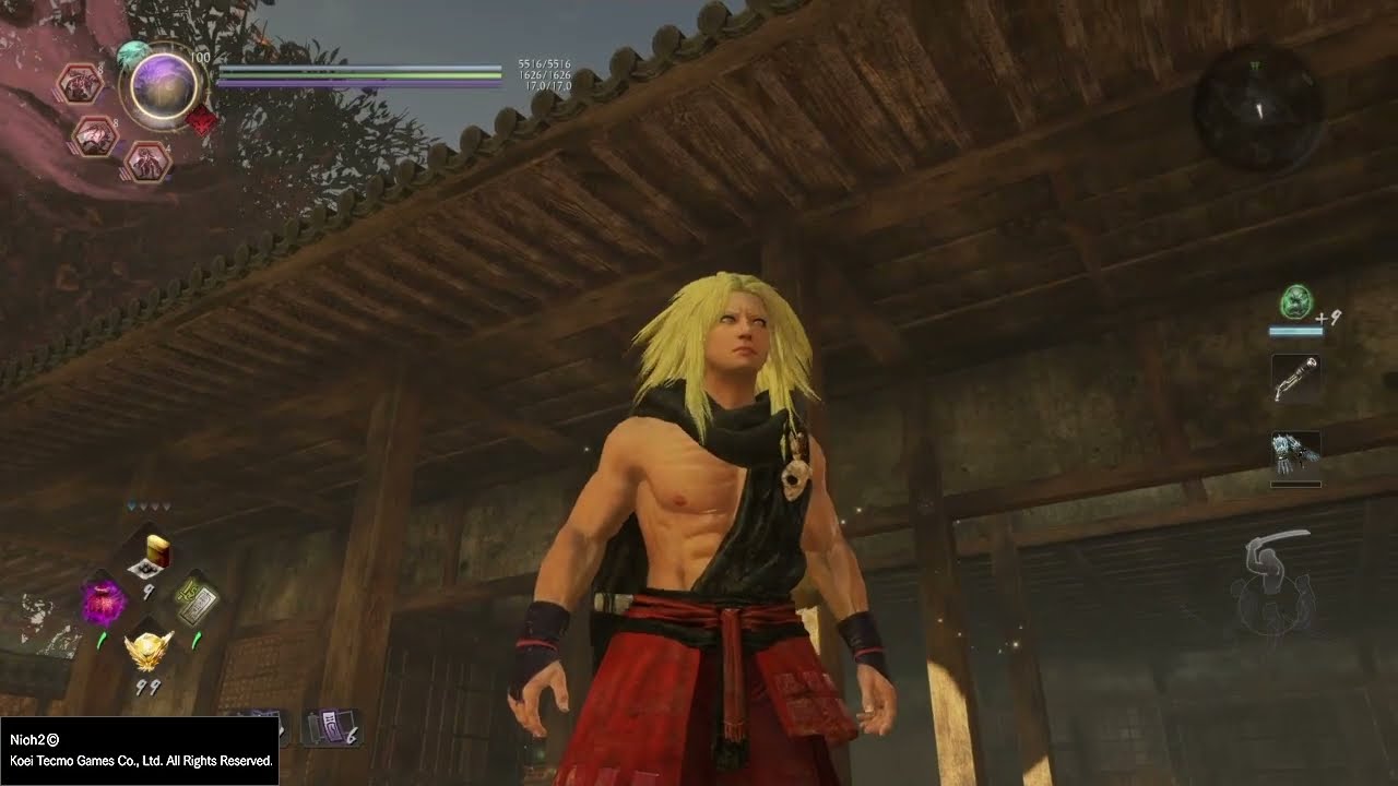 Nioh 2💥Tutorial cuales efectos incrementan más daño en los pergaminos y el tiempo de mejoras 😱