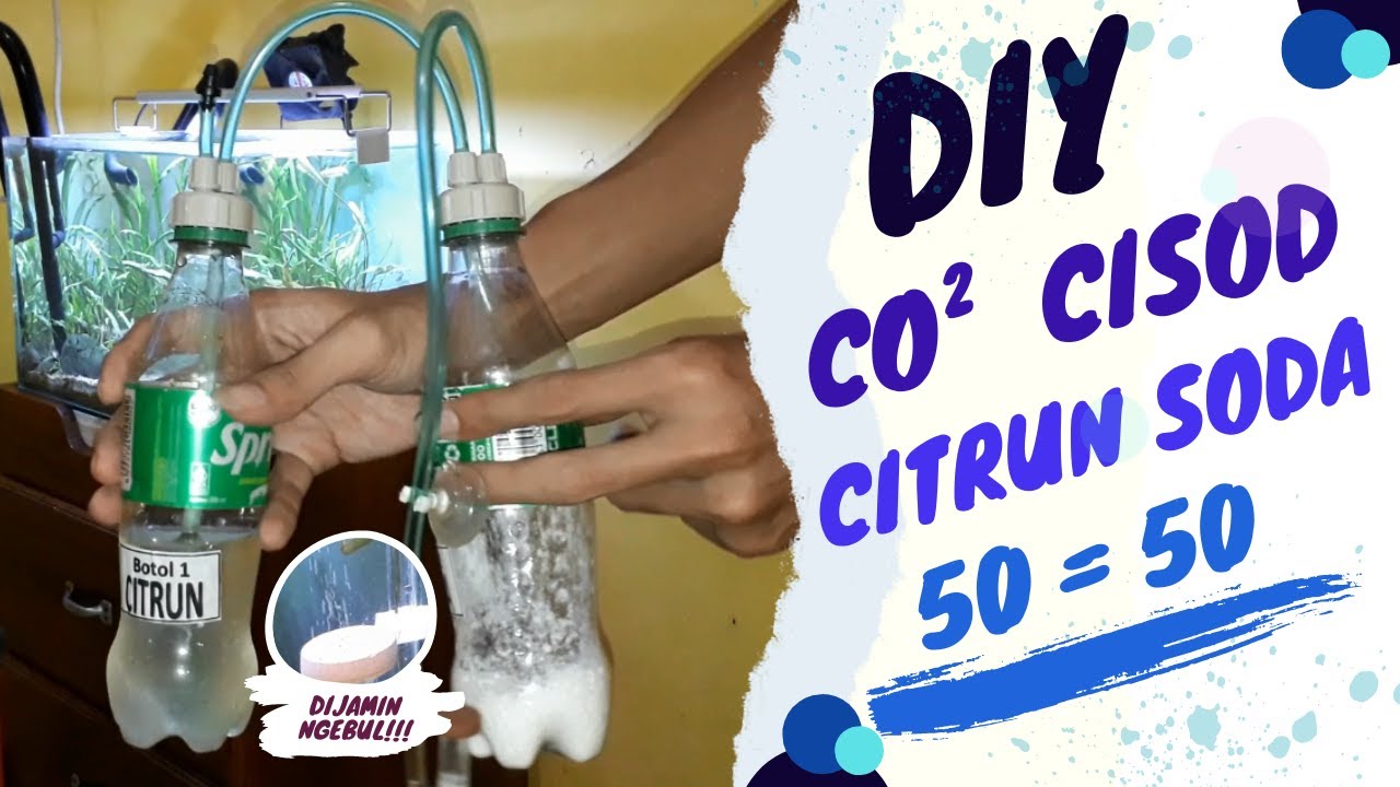 AW4S M3L3D4K!!! DIY CO2 Citrun Soda CISOD Tanpa Lem dan Tanpa Sealtape Simple CO2 DIY CISOD