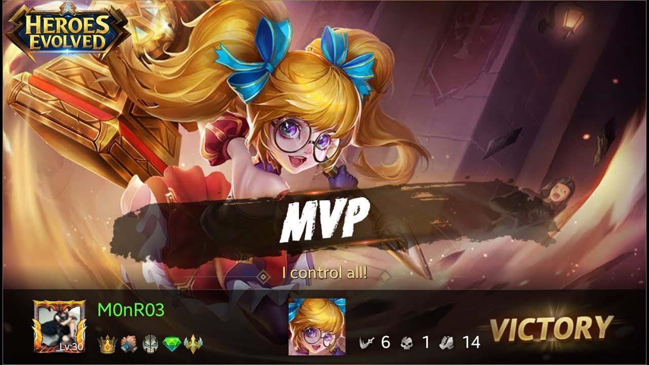 Heroes Evolved - Wendy's Powerfull hero | Hybrid Build | New Hero Gameplay | Lunar New Year