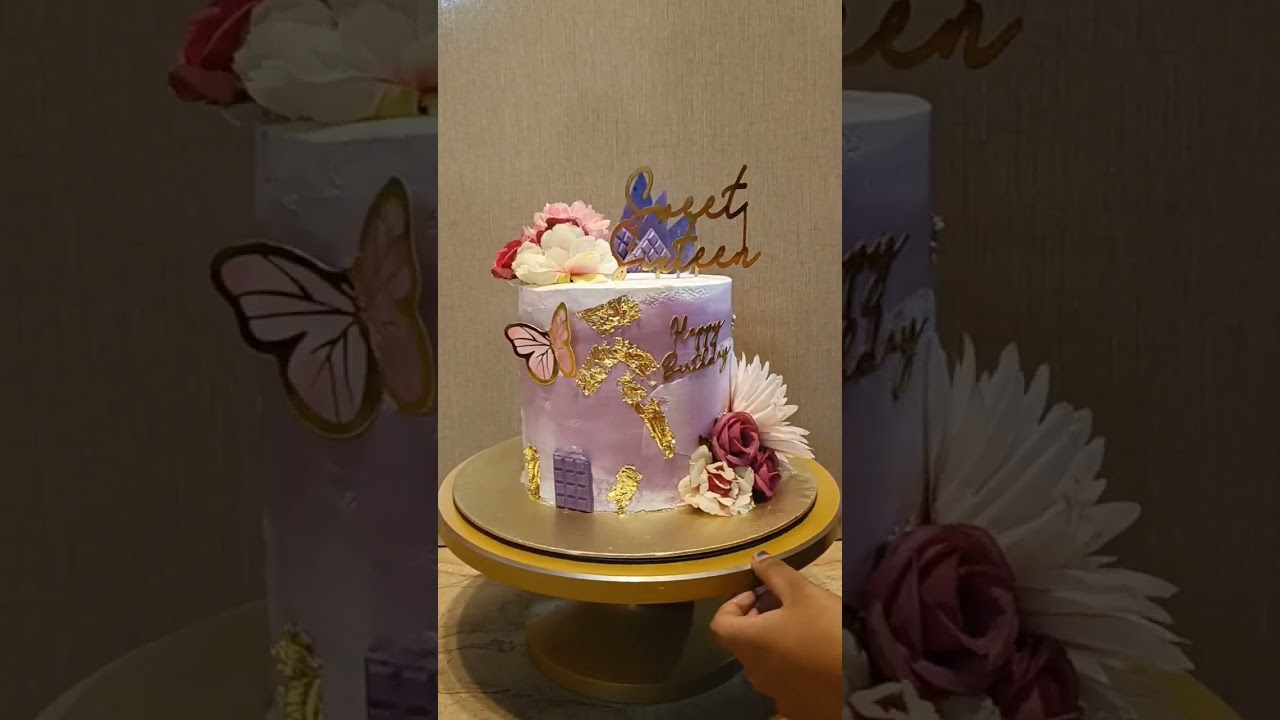 Beautiful Spring Cake - Flowers Cake 