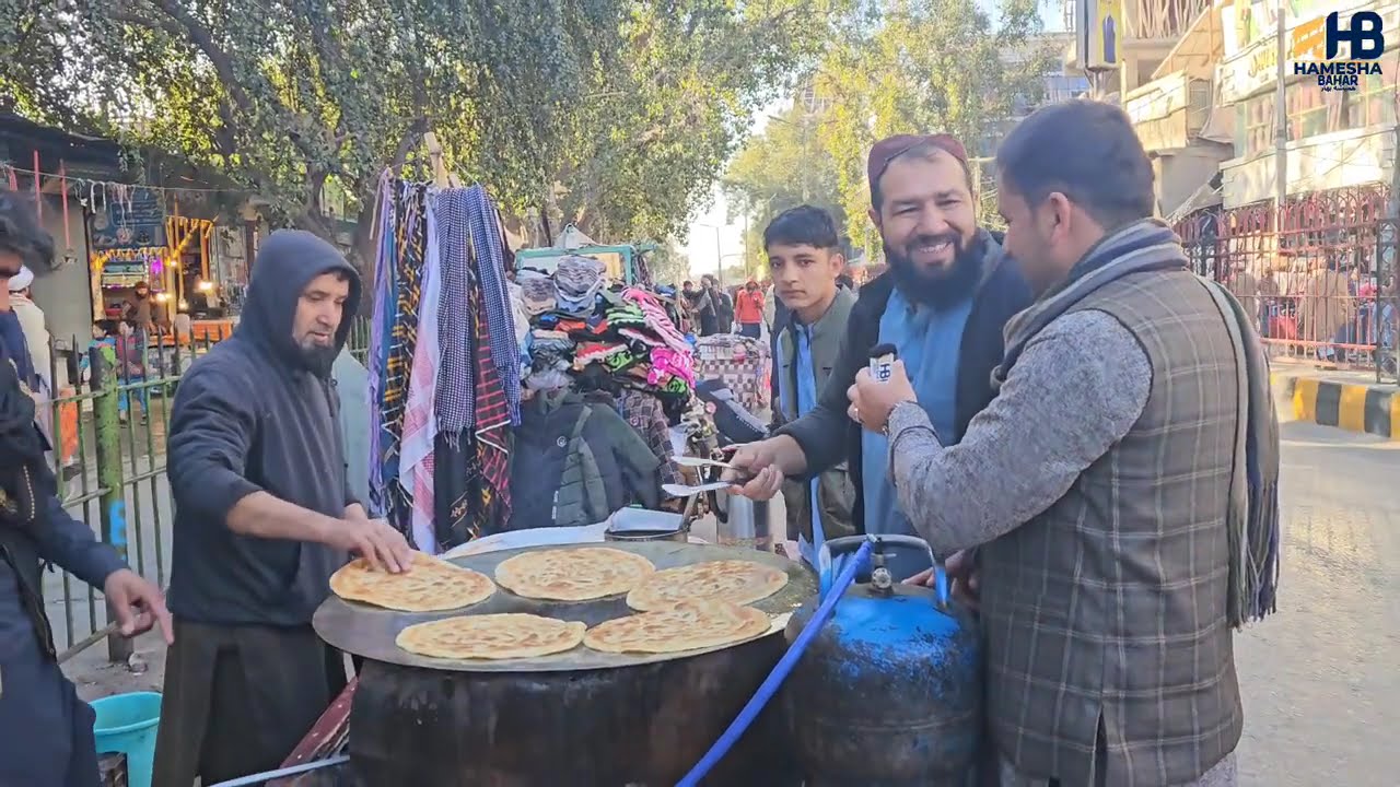 Breakfast in Jalalabad city Afghanistan | جلال اباد  ښار او سهارنۍ ناشته
