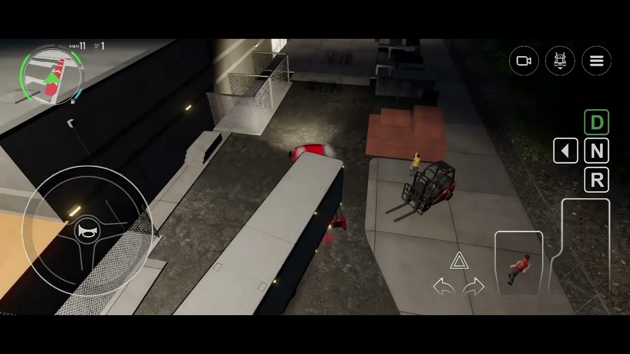 Coba jalan malam | Truck Simulator Big Rings 