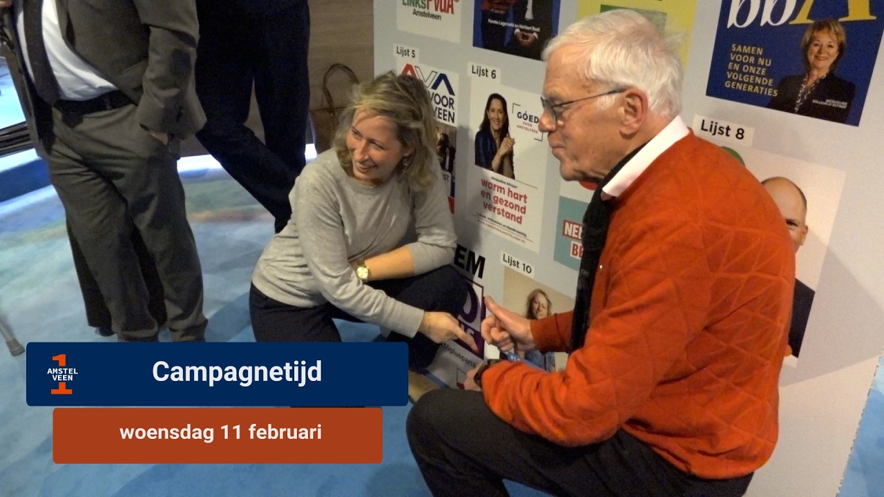 De campagne voor de verkiezingen is van start met onthulling verkiezingsposters