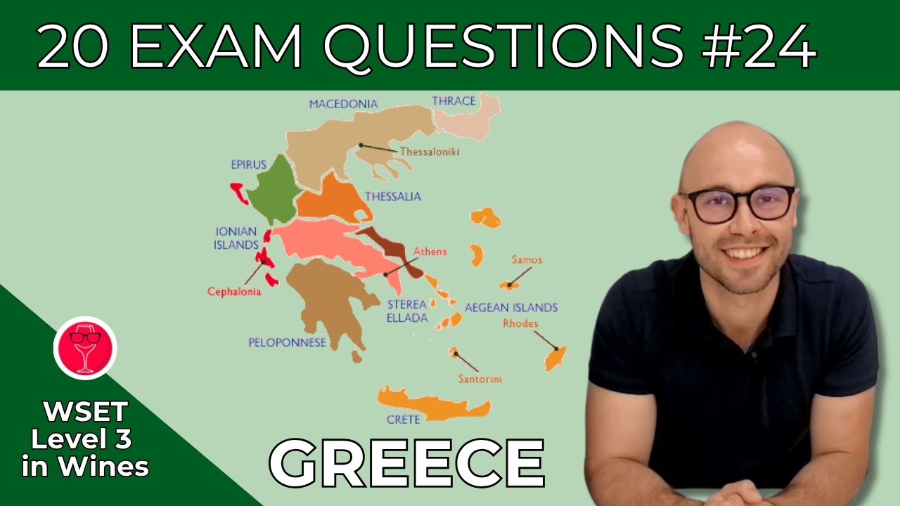 GREECE Wine: 20 WSET Level 3 in Wines Exam Questions | Thirsty and Wise I Video #24