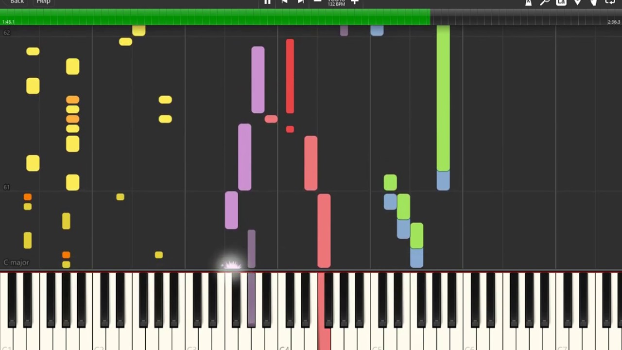 Bloodstained: Curse of the Moon - Voyage of Promise (Synthesia)