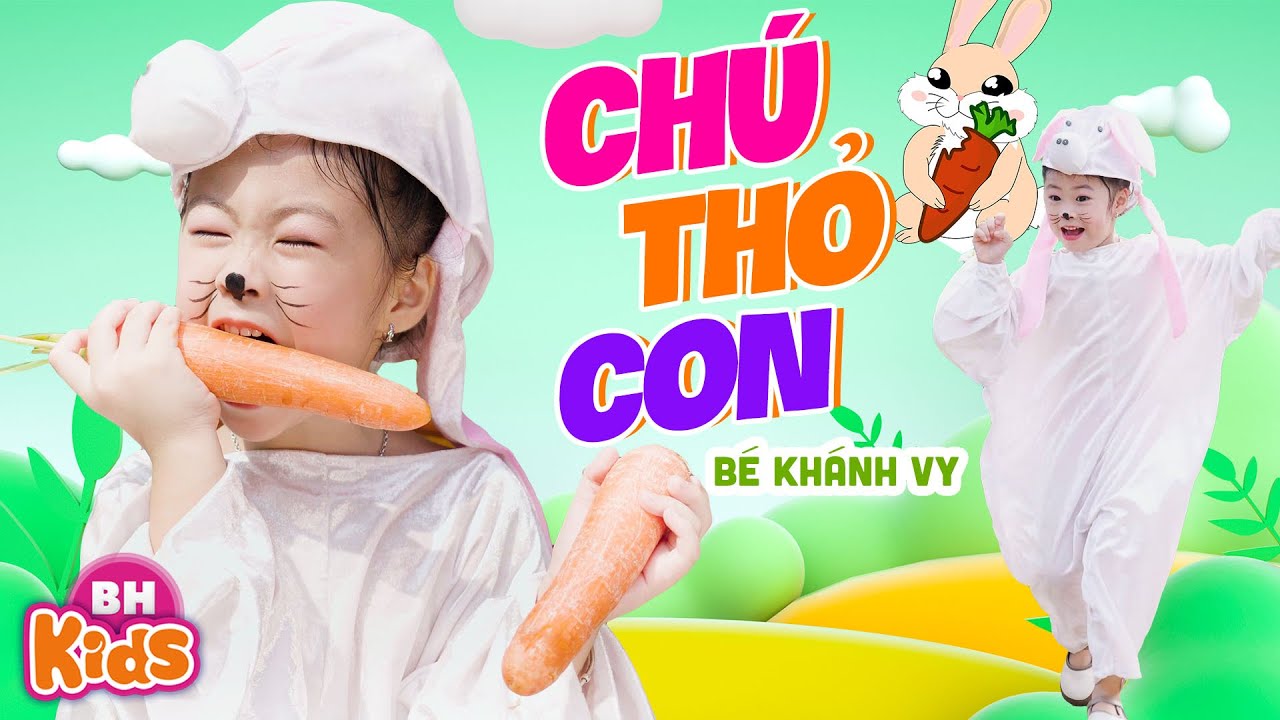 Chú Thỏ Con - Bé Khánh Vy | Nhạc Thiếu Nhi Vui Nhộn Hay Nhất, MV 4K