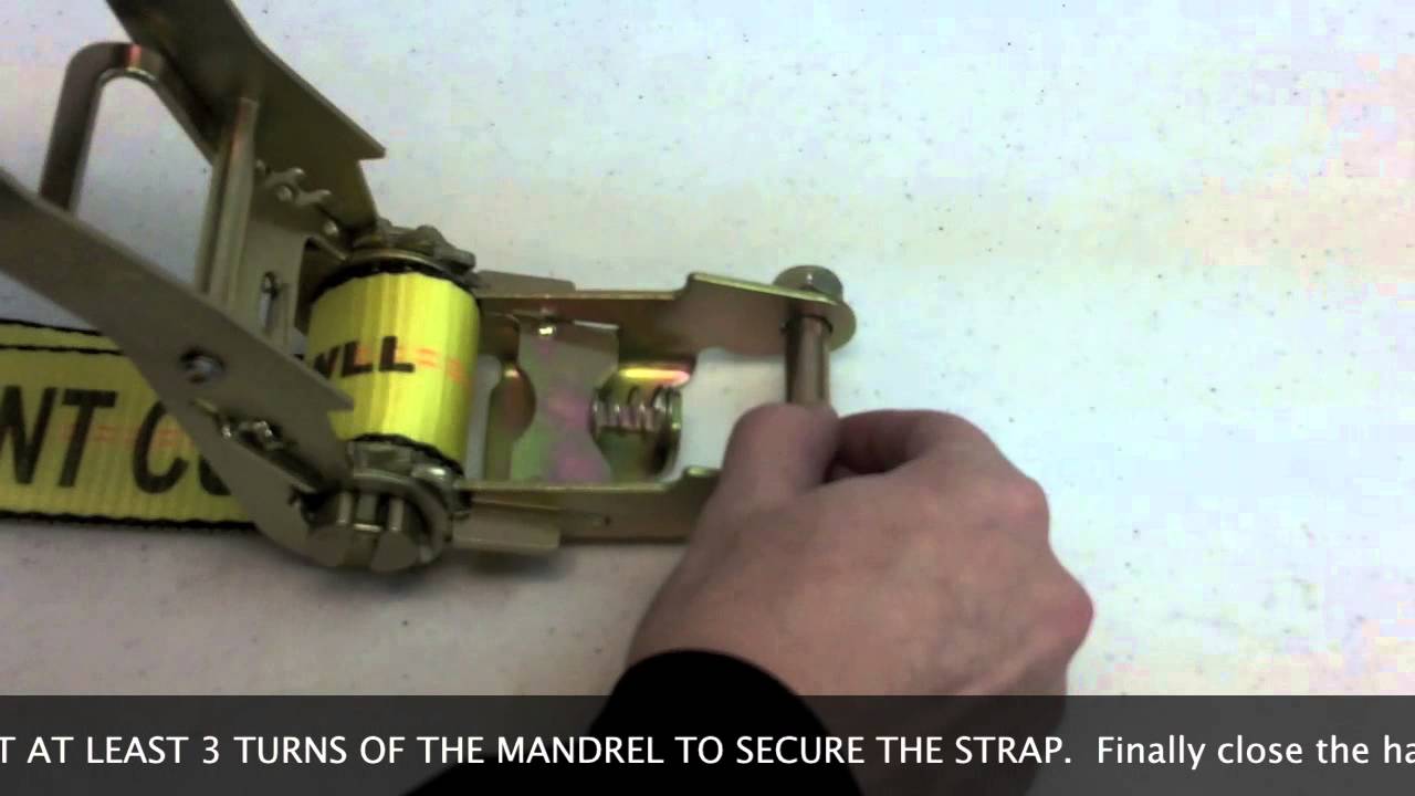 How To Thread A Ratchet Strap