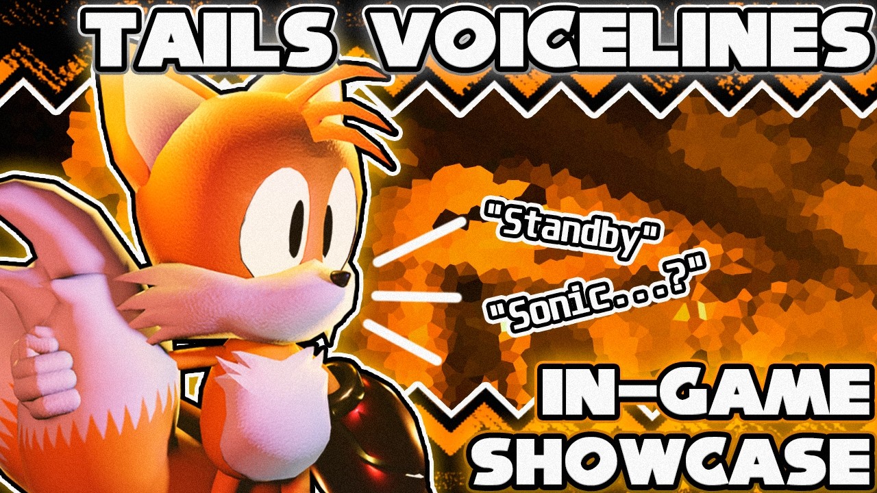 Tails NEW VOICELINES In-Game Showcase | Outcome Memories 0.2v