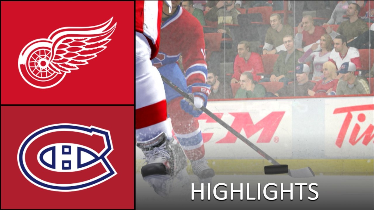 Round 2, Game 1 - Red Wings @ Canadiens - NHL 14 Predictions