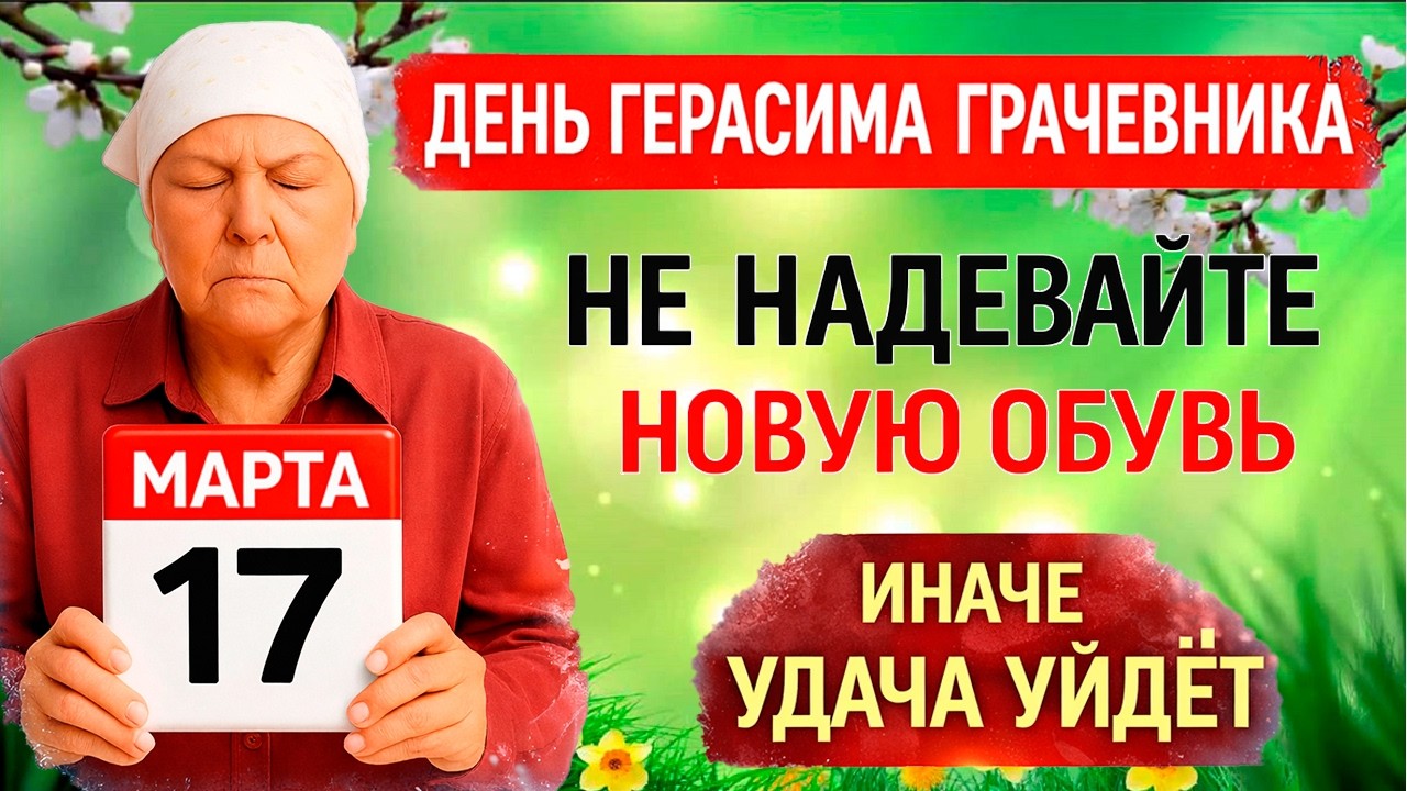 17 марта День Герасима. Крестопоклонная. Что нельзя делать 17 марта. Народные Традиции и Приметы Дня