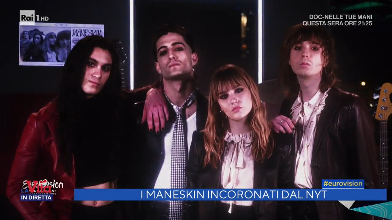 Maneskin boom, l'escalation di un successo internazionale - La Vita in diretta 24/06/2021