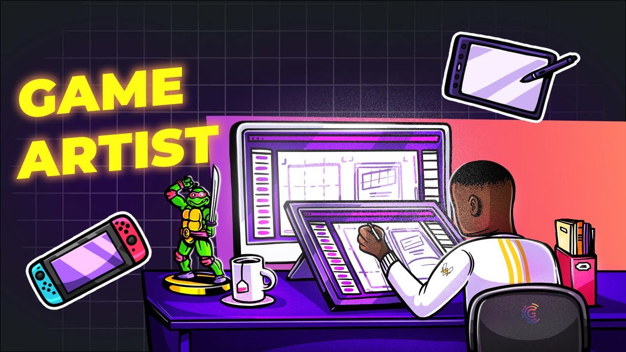 Game artist : missions, salaire, comp&eacute;tences et formations