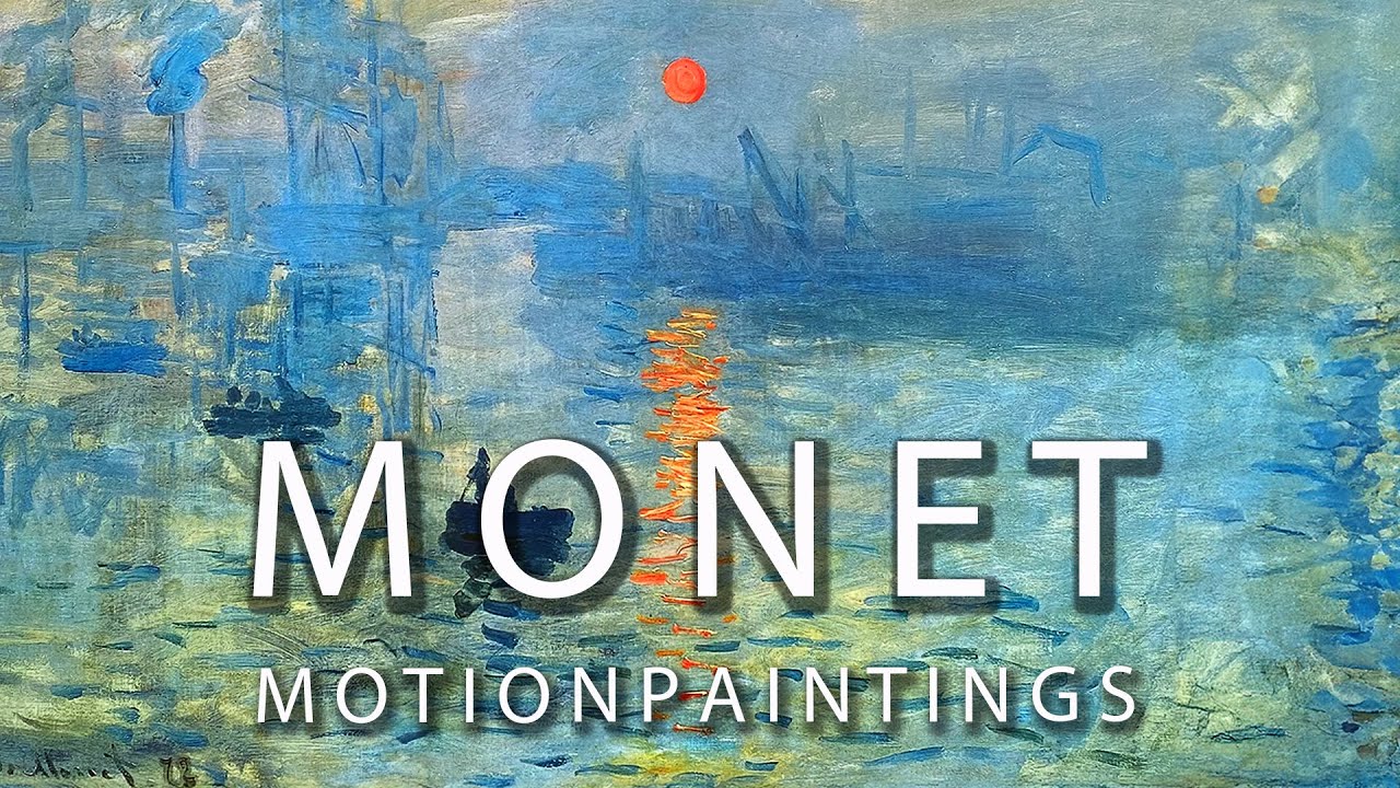 Claude Monet (1840 -1926)  Ai Animated Paintings | 4K 16x9 | TV Art