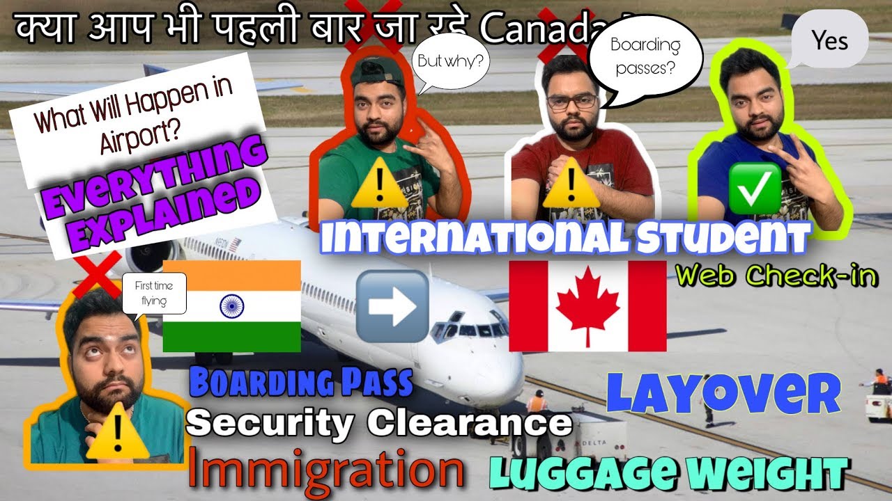 Airport Guide for international flight, Immigration process, Study Permit for international student
