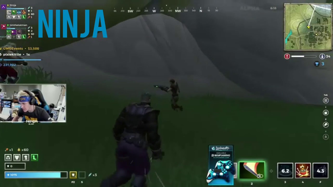 NINJA AND SHROUD FIRST WIN! | REALM ROYALE