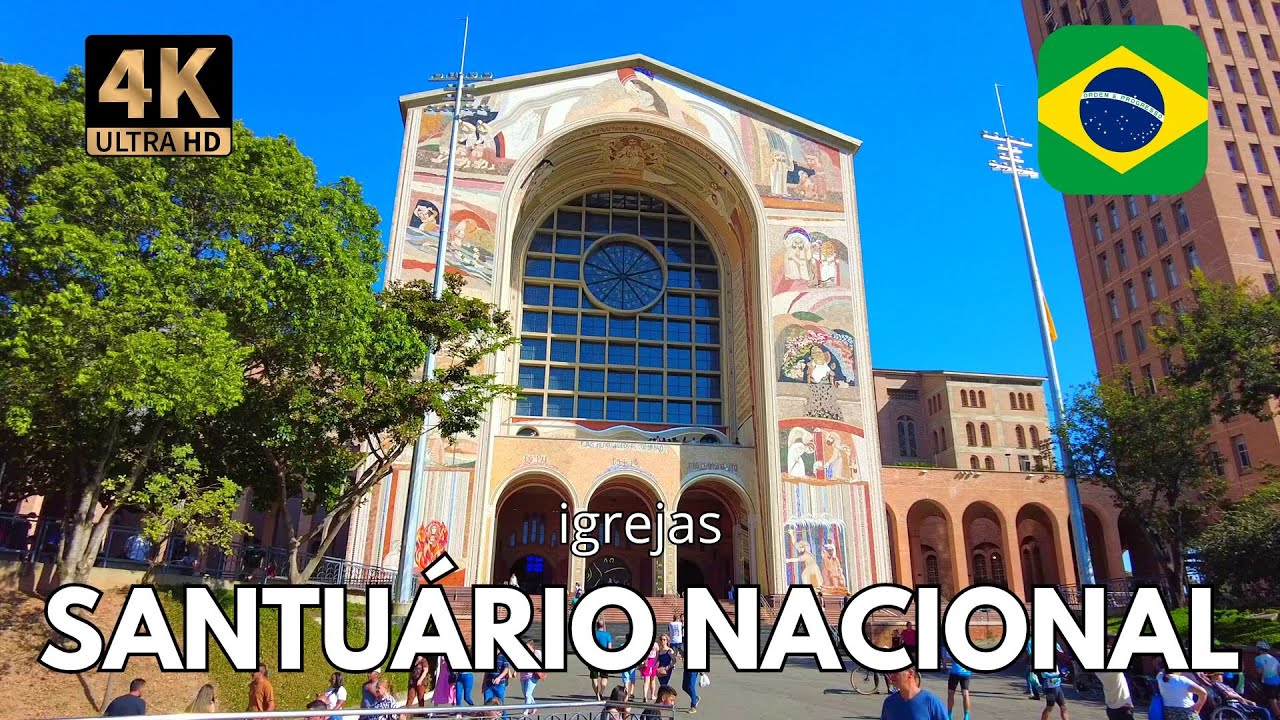 [4K] SANTUÁRIO DE APARECIDA - A maior igreja do Brasil