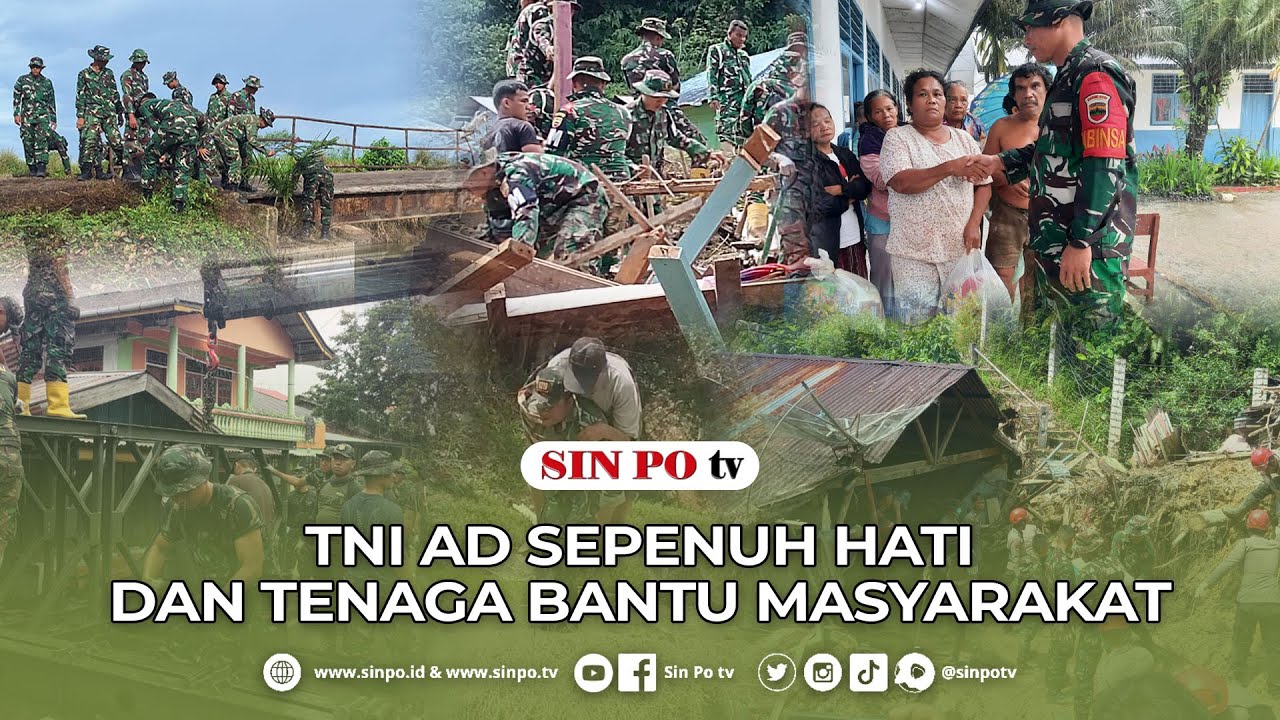 TNI AD Sepenuh Hati dan Tenaga Bantu Masyarakat | Menyapa Indonesia Petang