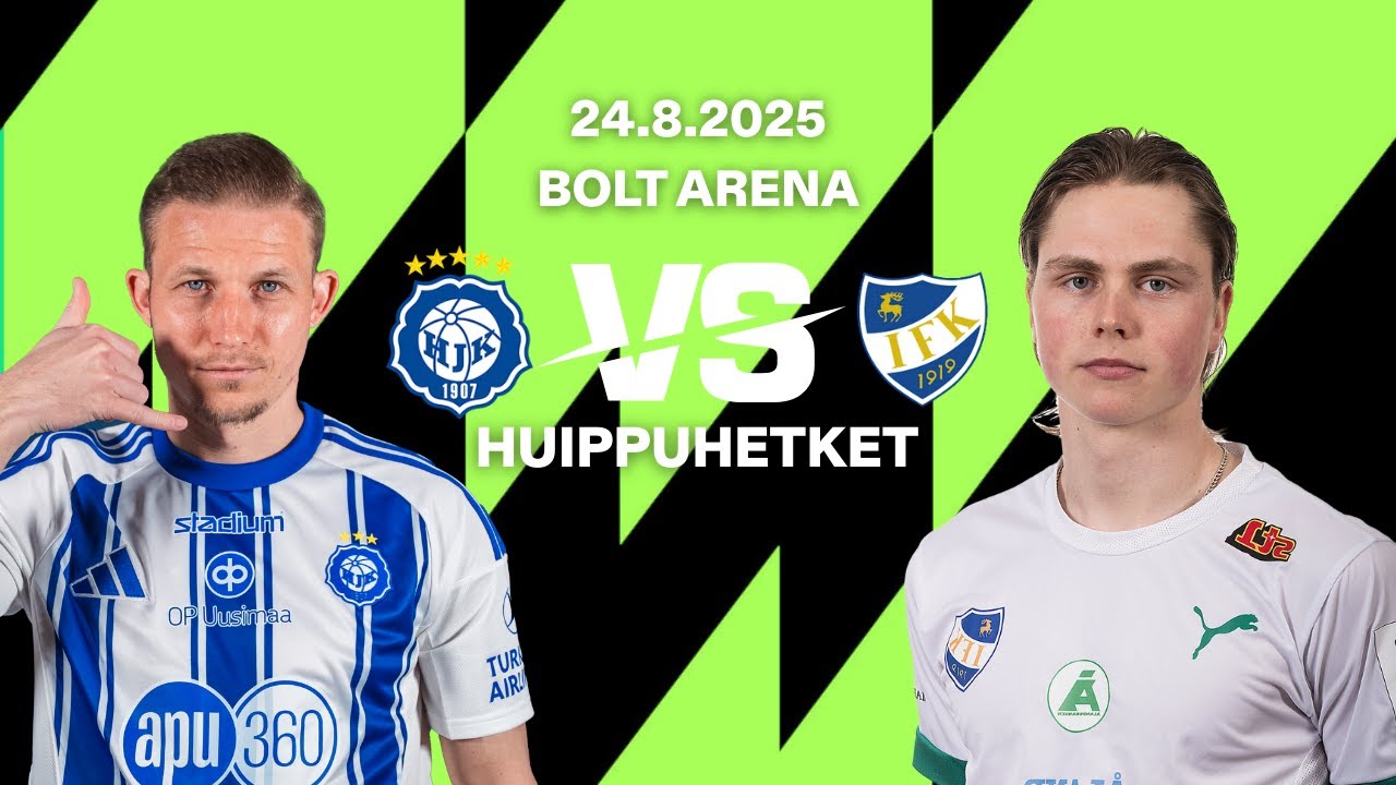 HJK vs IFK Mariehamn 8–2 – Maalit & Ottelun huippuhetket 24.08.2025 | Veikkausliiga