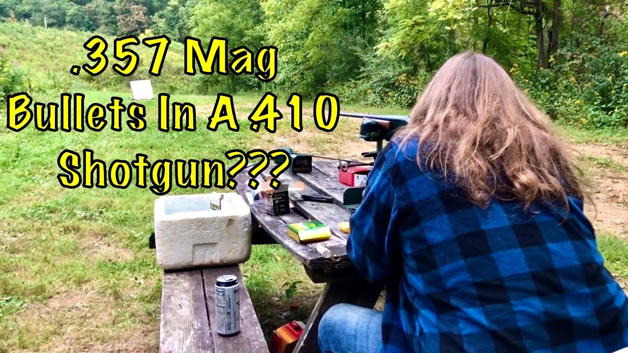 Пули .357 Magnum в качестве пуль .410? Сработает ли это?