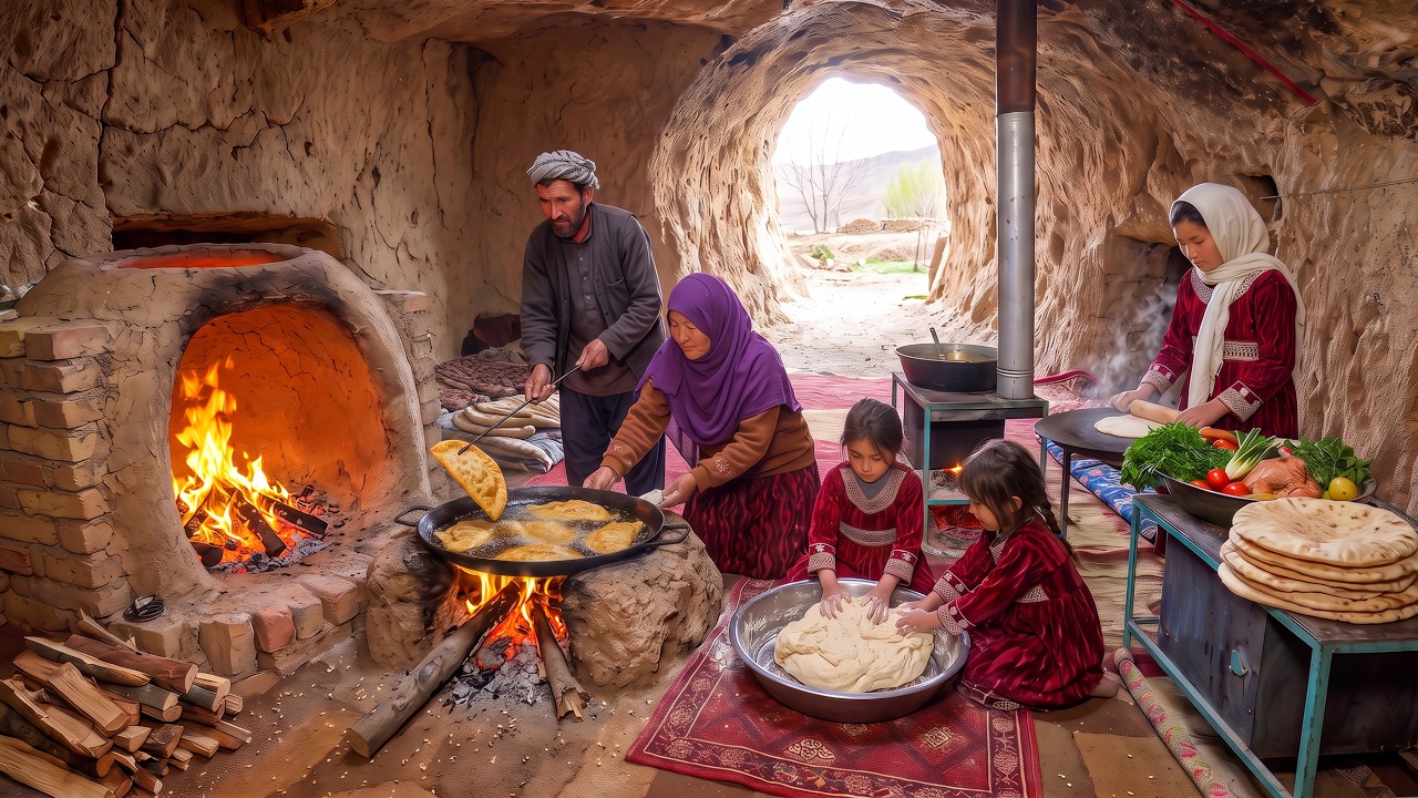 Life Inside an Ancient Cave | How This Family Survives Without Modern Comforts
