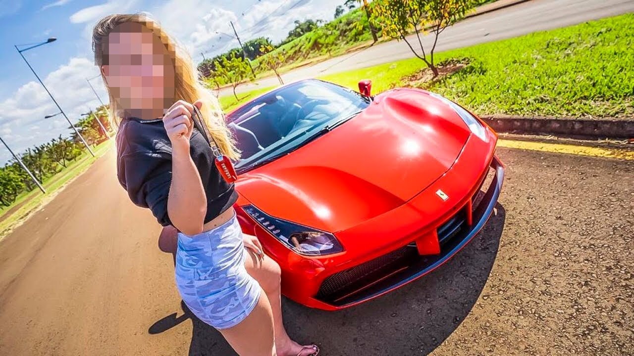 Essa LOIRA queria dirigir a FERRARI, então eu deixei 🥰