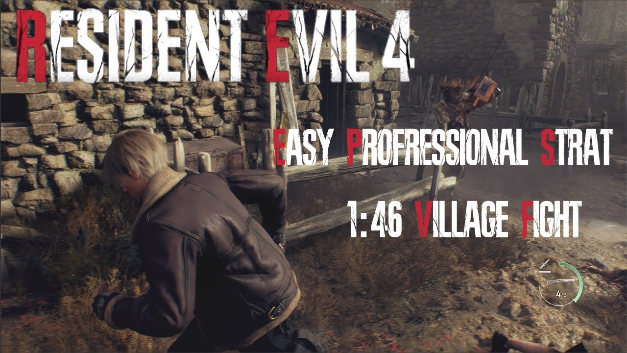 RE4 Remake Easy Village Fight Strat (Professional S+)