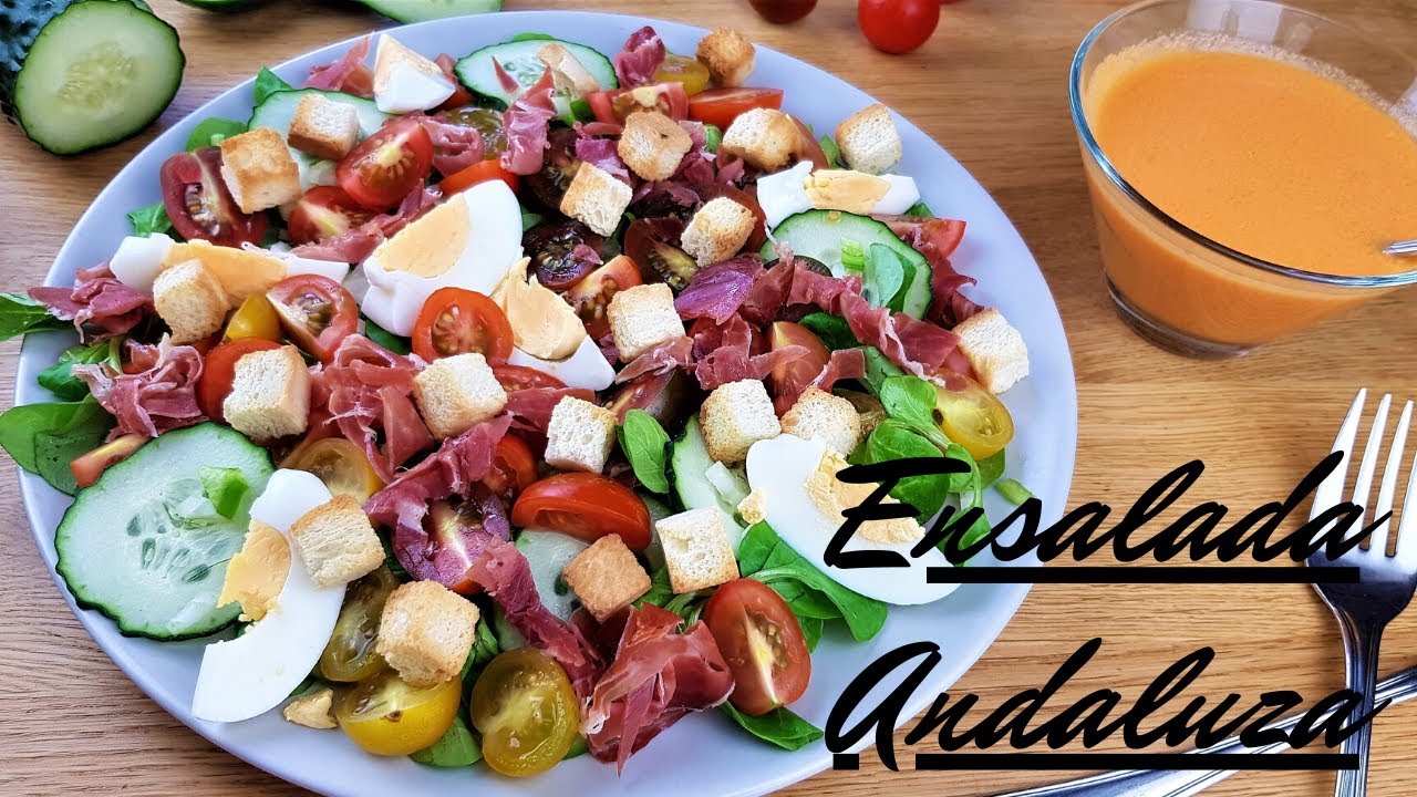 ⭐ ENSALADA ANDALUZA con vinagreta de tomate / Puro sabor a nuestra tierra