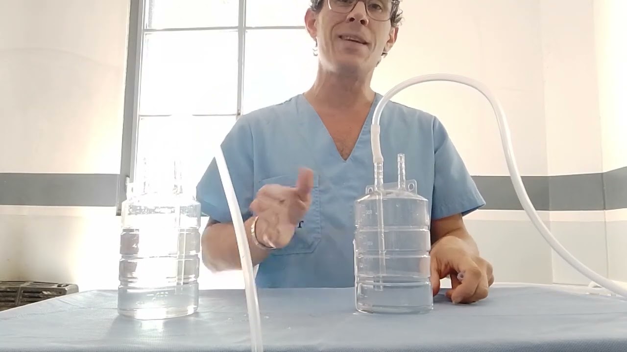 Manejo y cuidados de drenaje pleural para Enfermeria