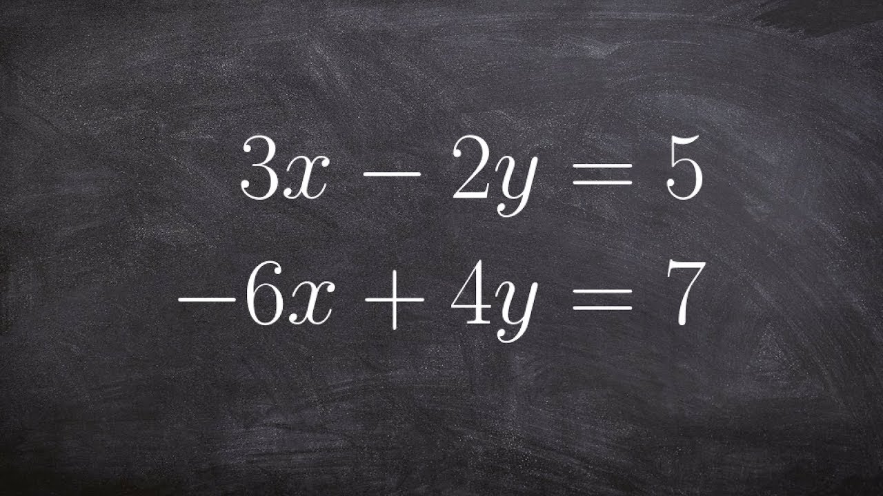 How to Use One Multiplier to Solve a System of Equations by Elimination