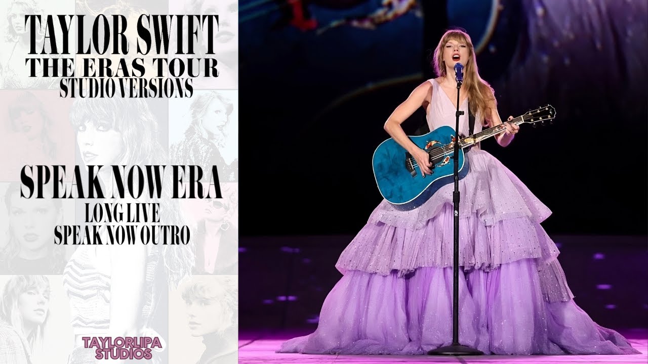 Taylor Swift - Long Live / Speak Now Outro - (Eras Tour Studio Version)