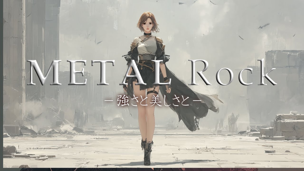 Metal×Rock🎧【女性メタルロック】Rebel Circuit〜Queen of Ashes｜5曲連続オリジナル作品｜Cool Female Metal Rock Compilation