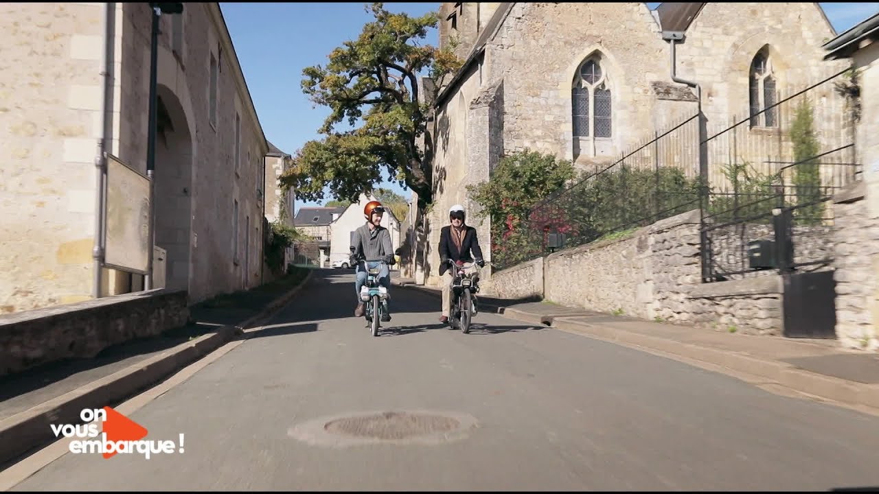 Touraine : balade en Solex pour le youtubeur Tolt entre Cheillé et Azay-le-Rideau