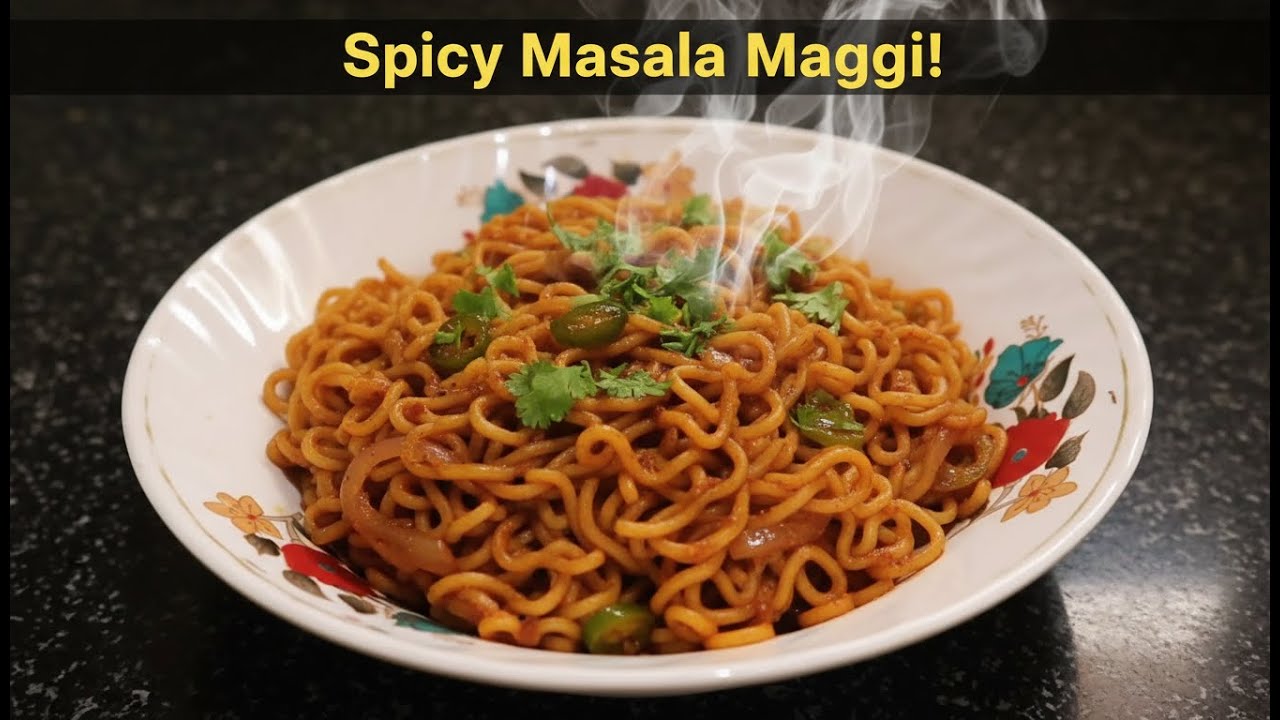 10 मिनट में झटपट मसाला मैगी 😍 | जबरदस्त टेस्ट