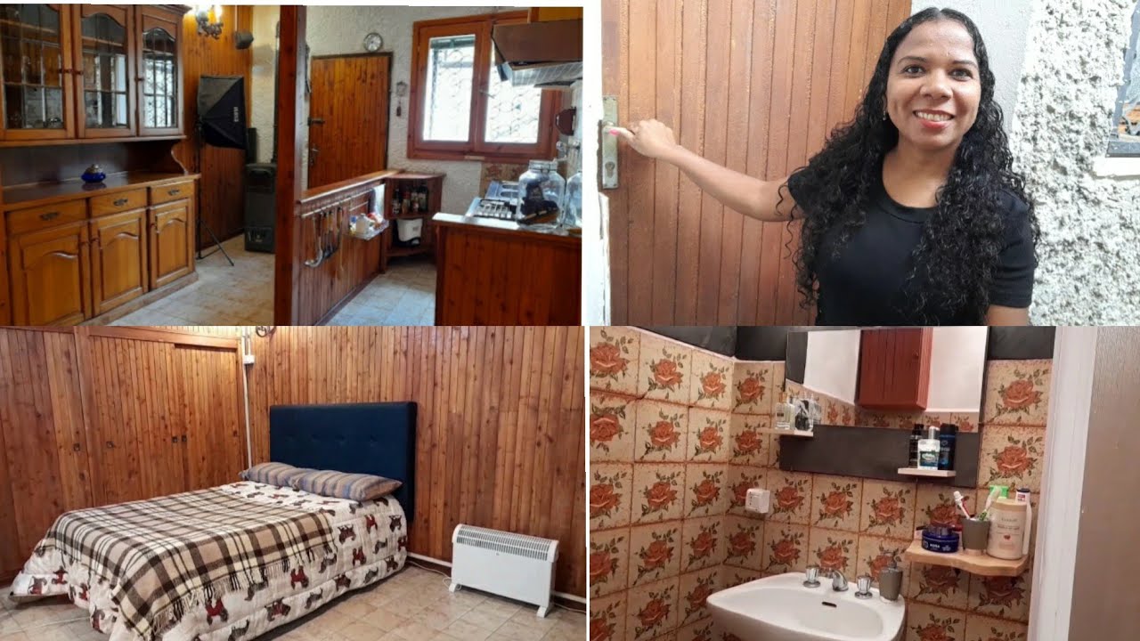 Tour pela cabana de 35 mq nas montanhas.