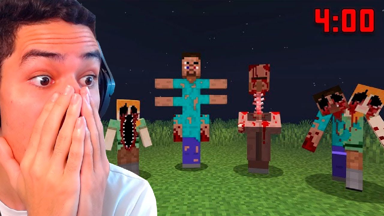 entrei nessa seed 3 da manhã e essas criaturas apareceram