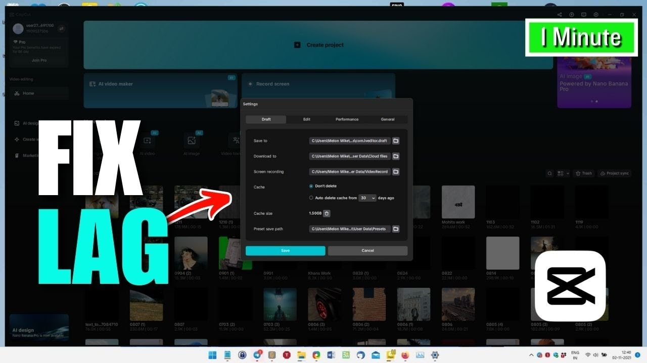 Как исправить задержки в работе CapCut на ПК | Решение проблемы низкой производительности CapCut