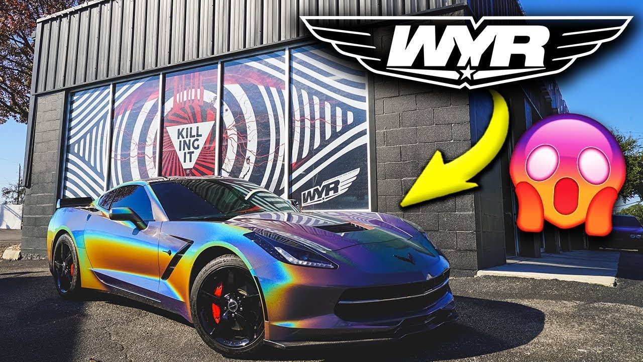 Corvette Grand Sport: Crazy Chameleon Color Shifting WRAP︱San Antonio Texas
