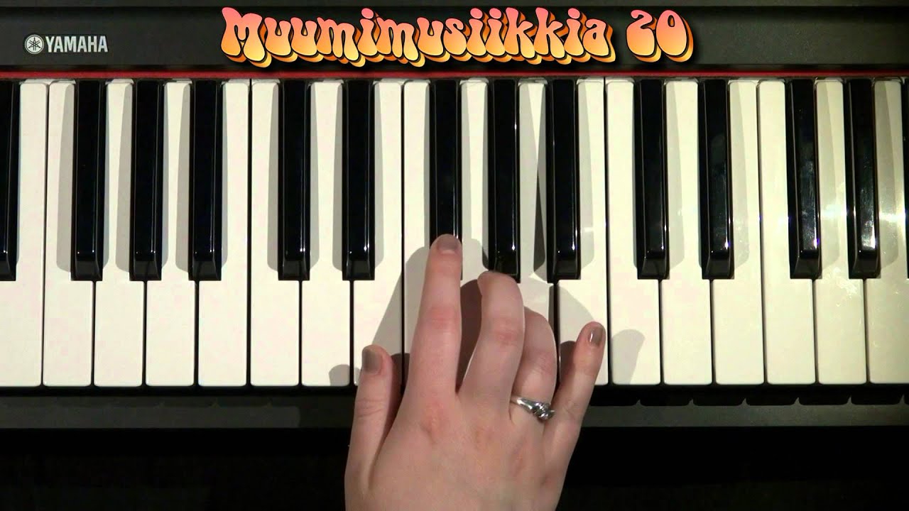 Muumimusiikkia 20 piano tutorial (right hand only)