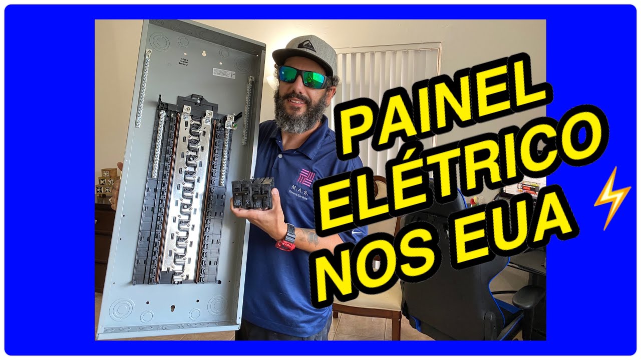 VEJA COMO É O PAINEL ELÉTRICO USADO NOS ESTADOS UNIDOS 🇺🇸