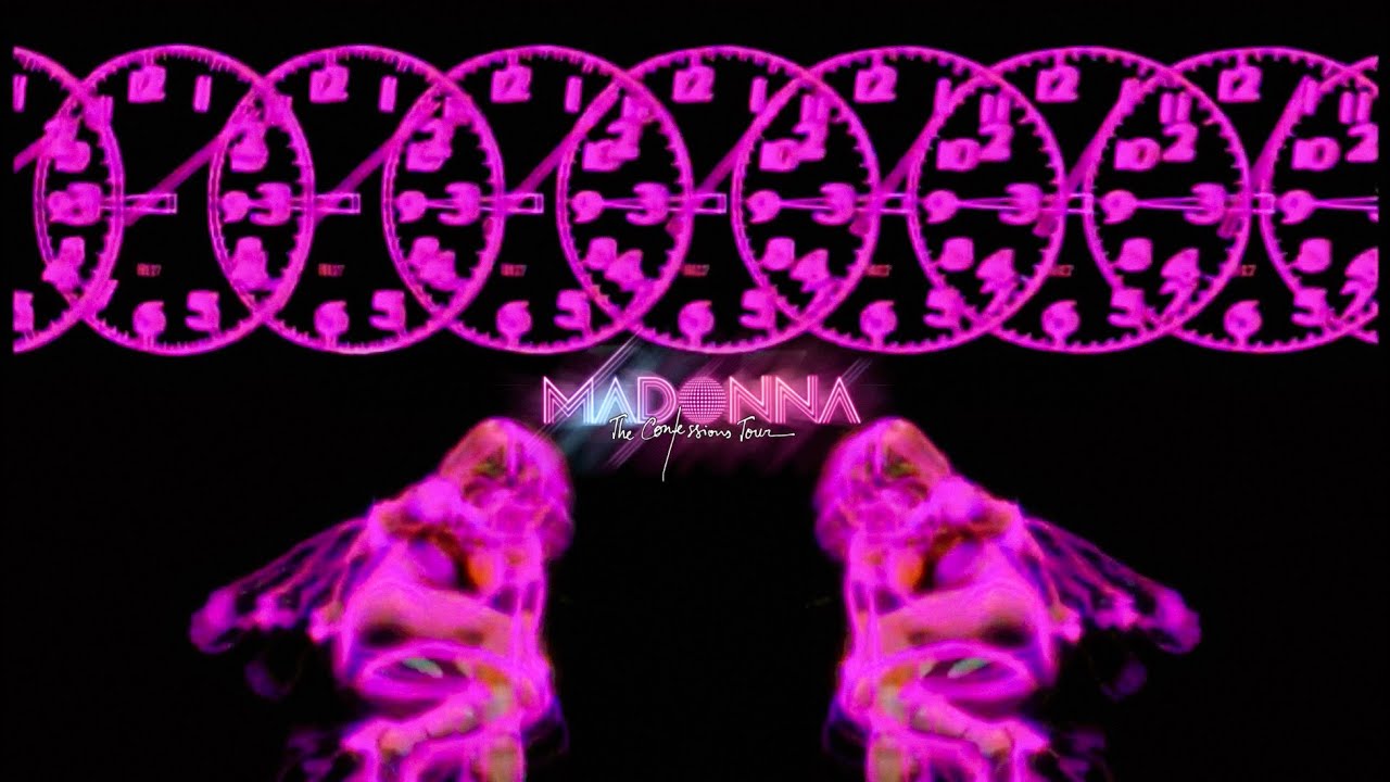 Madonna - Hung Up backdrop (The Confessions Tour)