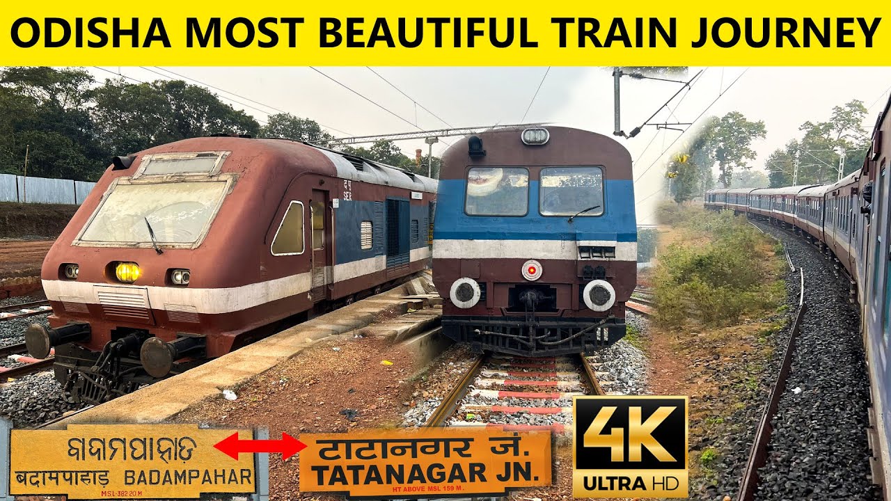 Most Beautiful Train Journey in Badampahar To Tatanagar Demu Train | Full Journey | IR
