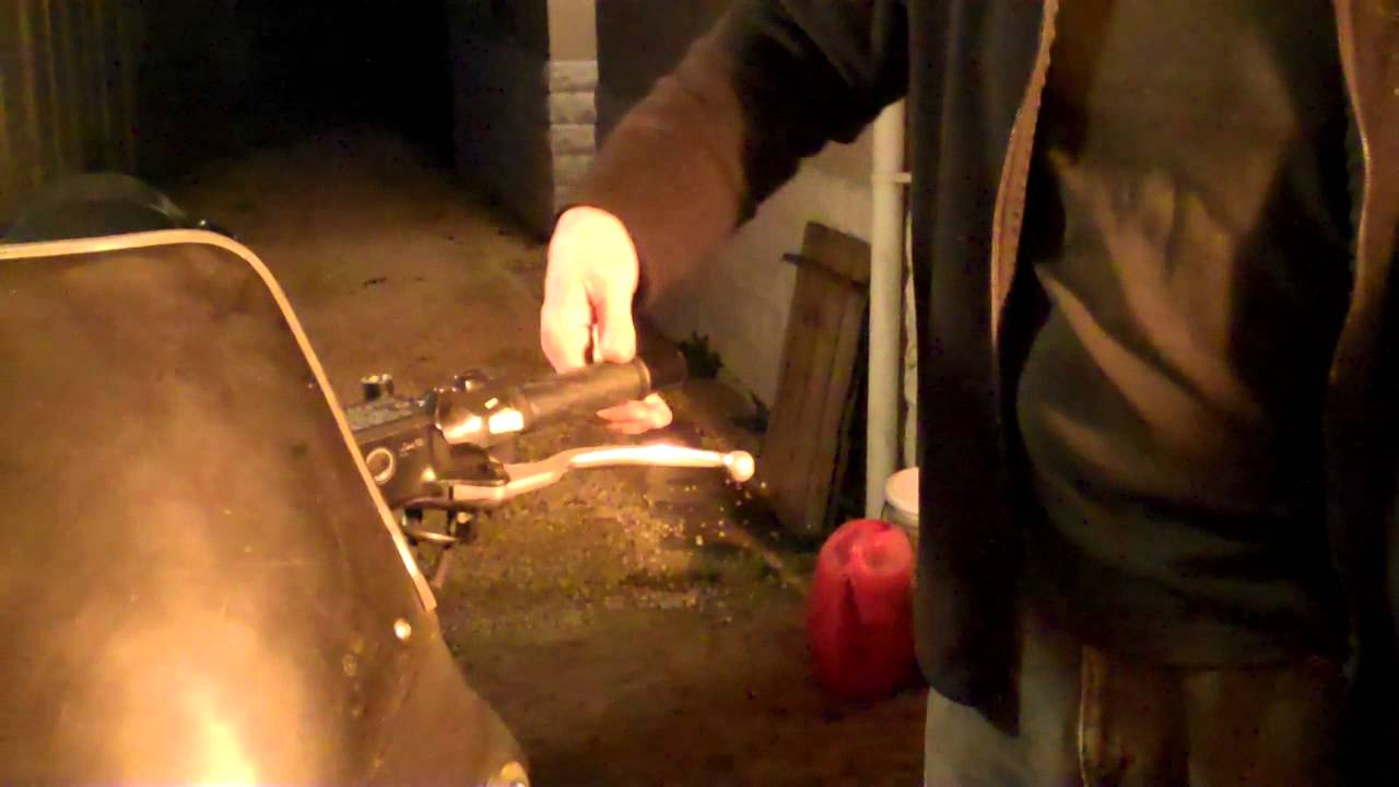 Delboy's Garage, Renthal Bars, Bar End Weights Ghetto fix.