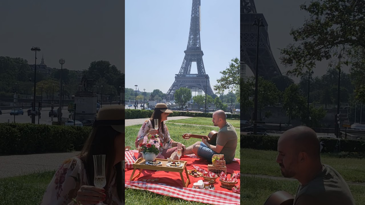 Picnic em Paris&reg; (pacote rom&acirc;ntico) para os queridos Andr&eacute; de Grossi e Lucila. #picnicemparis