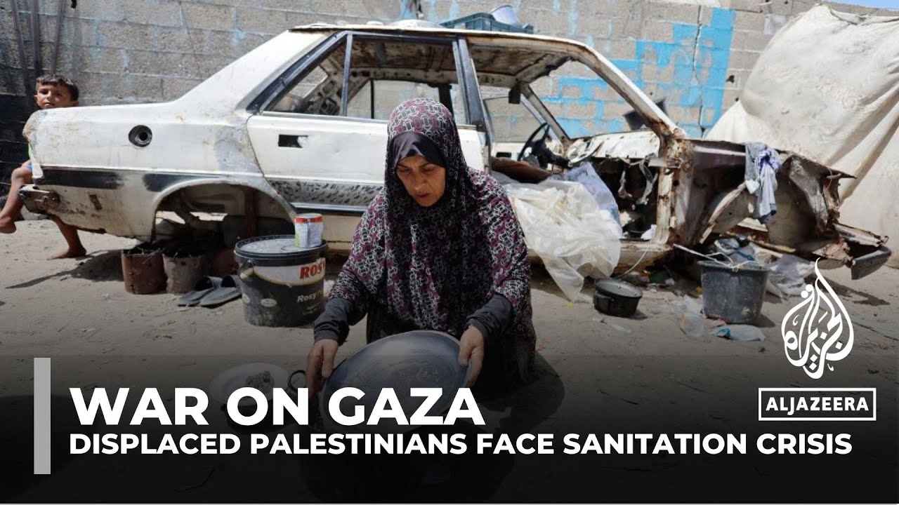 Gaza's displaced face sanitation crisis amid Israeli attacks and rising disease threats